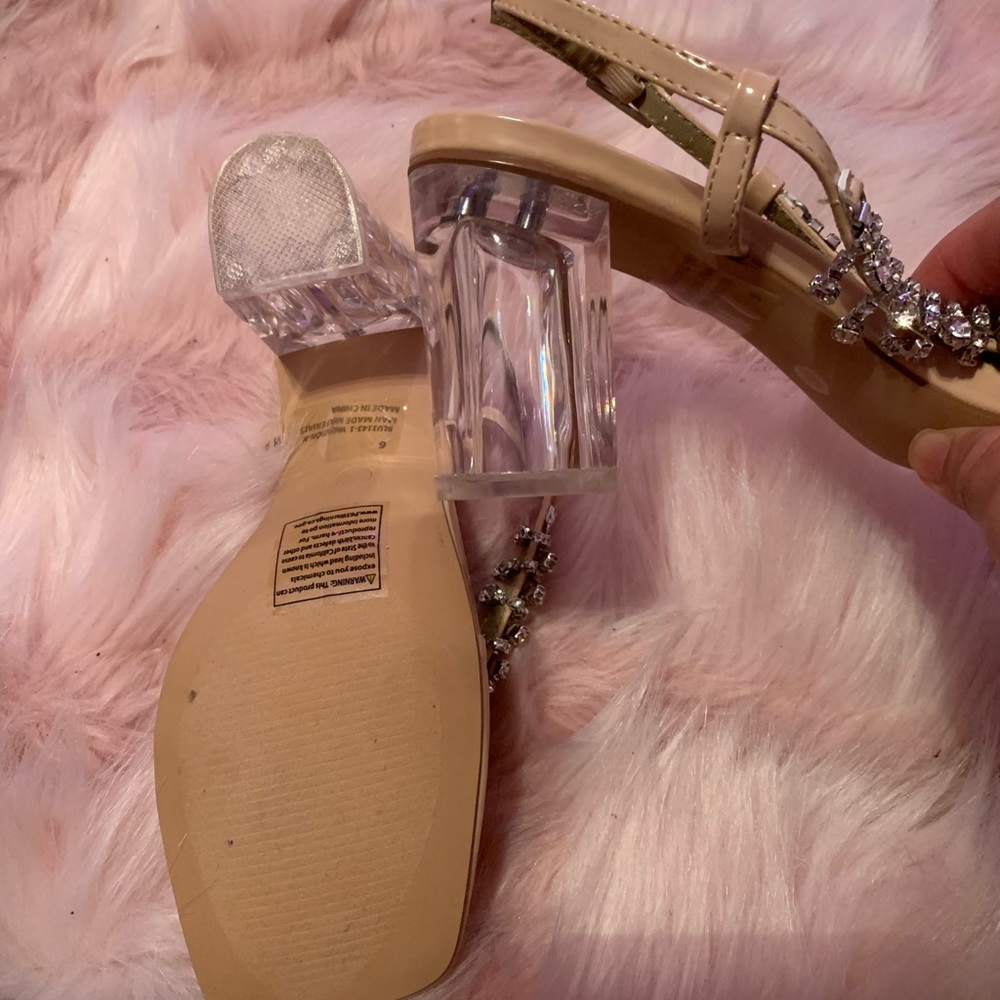 Clear heel